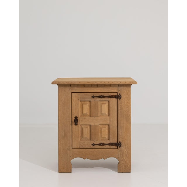 Tan Oak Brutalist Cabinet For Sale - Image 8 of 15