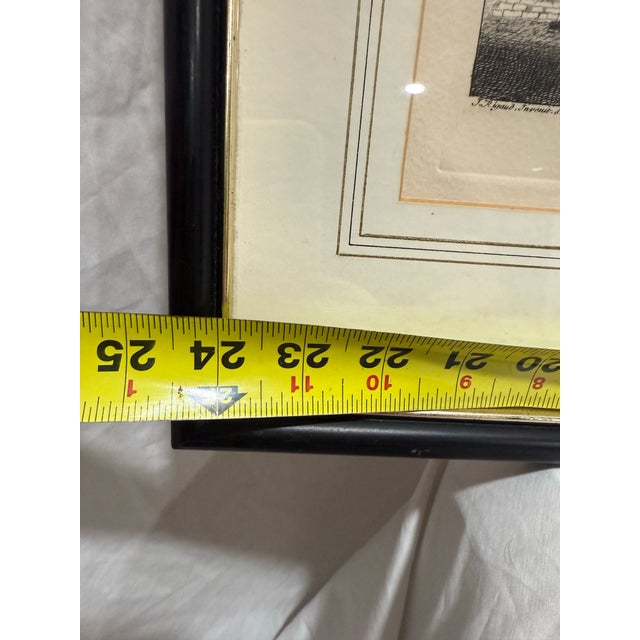 Paper 18th Century Vue De La Place Royalle Print Jacques Rigaud Musee Du Louvre For Sale - Image 7 of 9