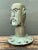 Vintage Steampunk Patinated Resin Bust of Man For Sale - Image 13 of 14