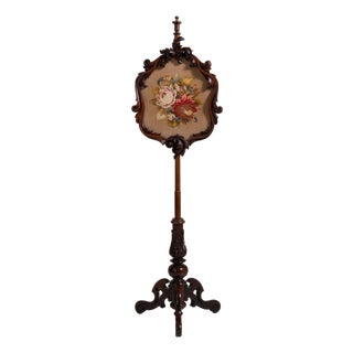 19th Century United Kingdom Brown Wood Screen For Sale