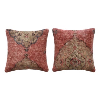 Anatolian Rug Pillow Cover 20'' X 20'' - Set of Two For Sale
