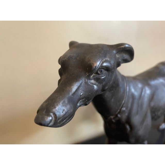 1920s Art Deco Greyhound Statue, 1920s For Sale - Image 5 of 17