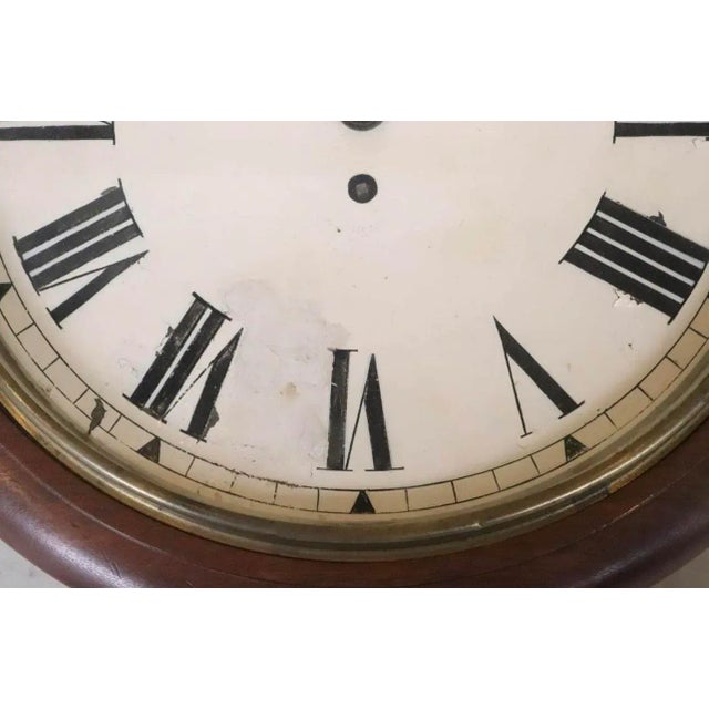 English 19th Century English Wall Clock For Sale - Image 3 of 6