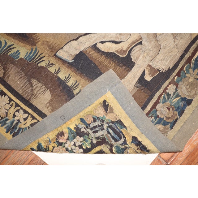 Early 21st Century Zabihi Collection Mid 18th Century French Tapestry of Charlemagne - 8'7" x 10'1" For Sale - Image 18 of 18