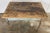 Antique Reclaimed Wood Weathered Blue Painted Table For Sale - Image 4 of 13
