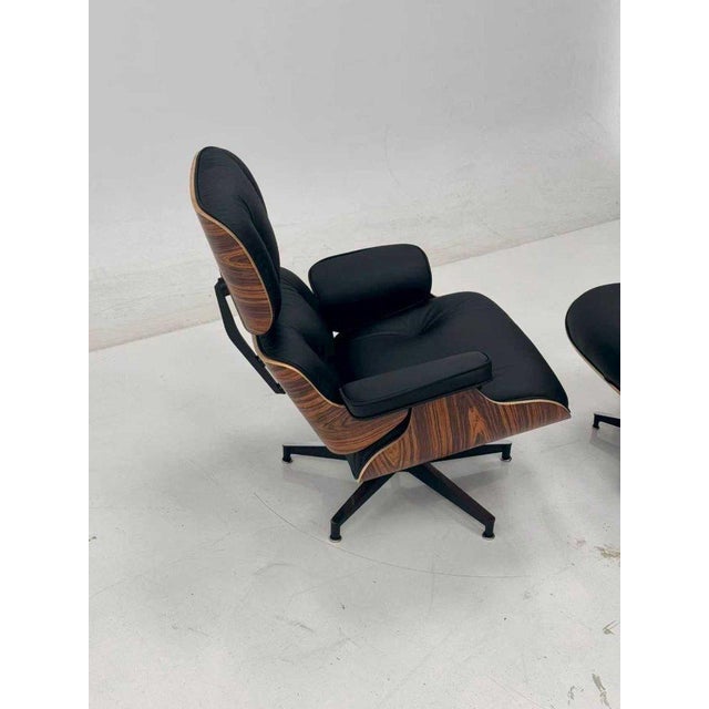 Herman Miller Charles and Ray Eames for Lounge Chair With Ottoman For Sale - Image 10 of 11