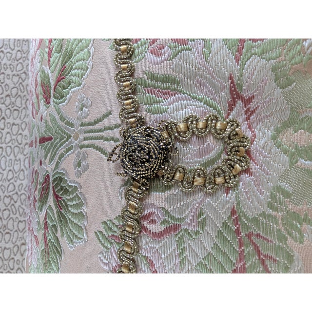Custom Made Embroidered Scalamandre Silk and Jeweled Tassels With Semiprecious Stone Fringe - One of a Kind For Sale In New York - Image 6 of 12