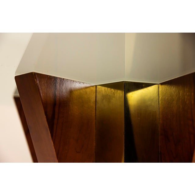 Dining Table with Round Glass Top by Tommaso Barbi, 1970s For Sale - Image 12 of 16