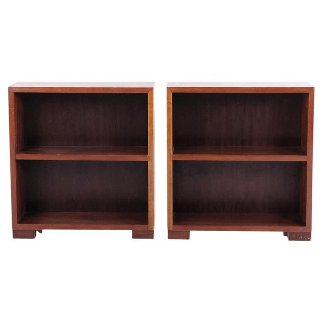 Mahogany Bedside Tables, 1920s, Set of 2 For Sale - Image 10 of 10