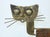 Mid-Century Modern Jarc French Brutalist Metal Cat Sculpture, 1970's For Sale - Image 3 of 14