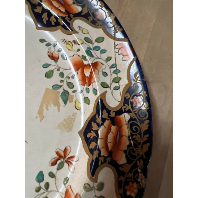 A Fine Pair of Antique Royal Crown Derby Plates, With Staple Repairs, Circa 1820's For Sale - Image 12 of 12