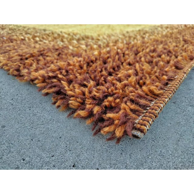 Mid-Century Modern Hand Tufted Wool Rug by Rug from Siegel, West Germany, 1970s For Sale - Image 6 of 8