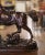 Mid-Century French Patinated Bronze Horse Sculpture After Pierre Lenordez For Sale - Image 9 of 11
