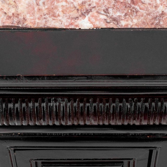 Victorian Victorian Style Mahogany & Marble Pedestals, Pair For Sale - Image 3 of 5