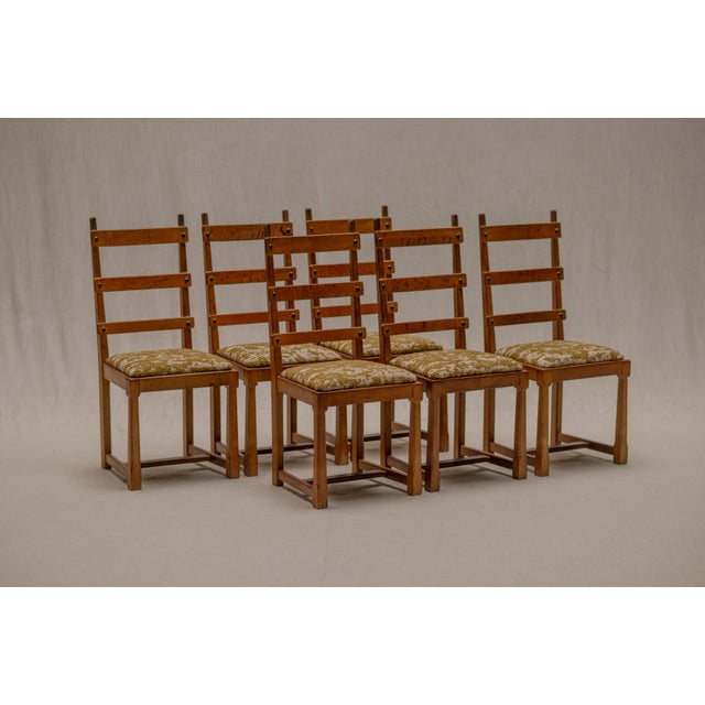 Vintage Brutalist Dining Chairs, 1960s, Set of 6 For Sale - Image 4 of 18