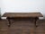 Italian 1800s Walnut Farm Table with Carved Legs, Stretcher and Weathered Patina For Sale - Image 9 of 12