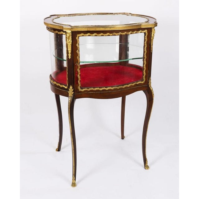 Antique Ormolu Mounted Bijouterie Display Cabinet, 19th Century For Sale - Image 4 of 18