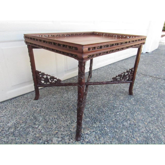 Chinese Chinese Hardwood Coffee Table For Sale - Image 3 of 12