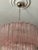 Large Pink Colorful Murano Chandeliers with Tubular Prisms Tronchi, Set of 2 For Sale - Image 4 of 16
