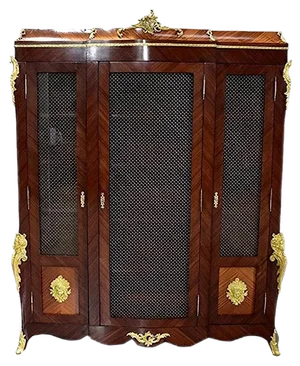 Louis XV Mahogany Wall Unit