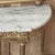 19th Century French Louis XVI Giltwood Carrara Marble Top Demilune Console For Sale - Image 18 of 18