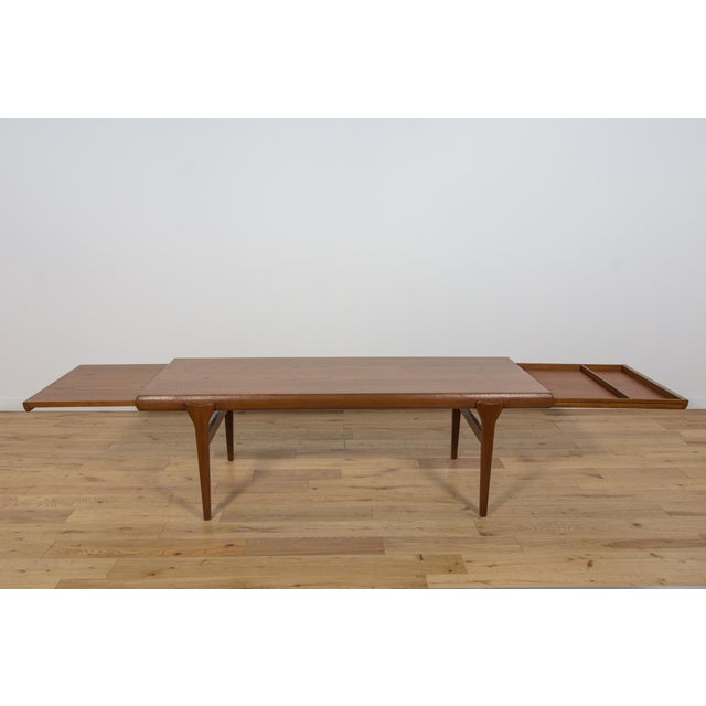 Mid-Century Teak Coffee Table by Johannes Andersen for CFC Silkeborg, Denmark, 1960s For Sale - Image 9 of 18
