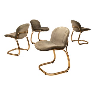 Limited Edition Sabrina Chairs by Giorgio Rinaldi for Rima Padova, 1970s, Set of 4 For Sale