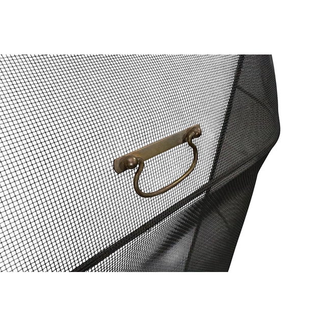 Stationary Fireplace Screen Spark Gard For Sale - Image 9 of 11
