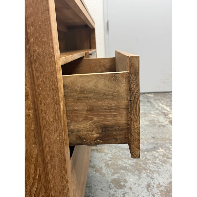 Crate & Barrel Linea II Natural Four-Drawer Dresser For Sale - Image 9 of 12