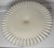Traditional Vintage Fenton Silver Crest Milk Glass Pedestal Cake Stand With Ruffled Clear Edge For Sale - Image 3 of 7