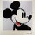 Andy Warhol "Mickey Mouse" Limited Series Lithograph by Leo Castelli New York. License: Andy Warhol LTD Foundation....