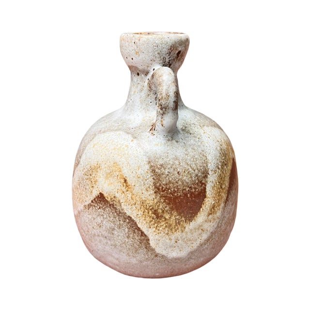 Beige Sahara Ceramic Vase, Jopeko Keramik, Germany, 1970s. For Sale - Image 8 of 9