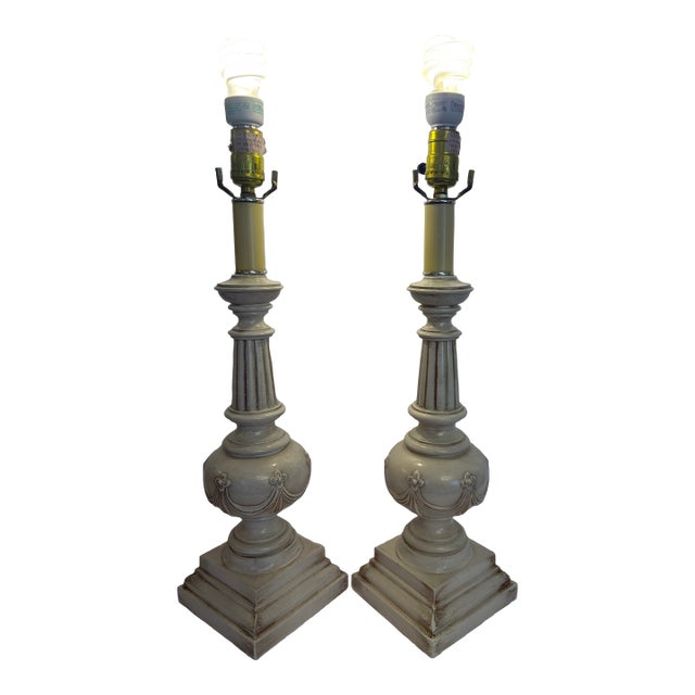 1960s Mid-Century Modern Table Lamps- A Pair For Sale