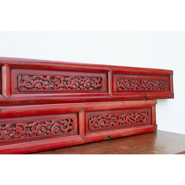 Chinese Set of 2, Long & Slim Chinese Dragon Panel For Sale - Image 3 of 9