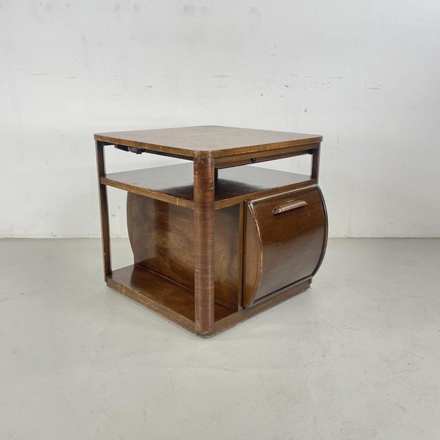 Art Deco Walnut Drinks Cabinet from Incorporall, 1930s For Sale - Image 17 of 17