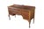 French Country Antique French Country Queen Anne Style Mahogany Burl Buffet Sideboard Server For Sale - Image 3 of 18