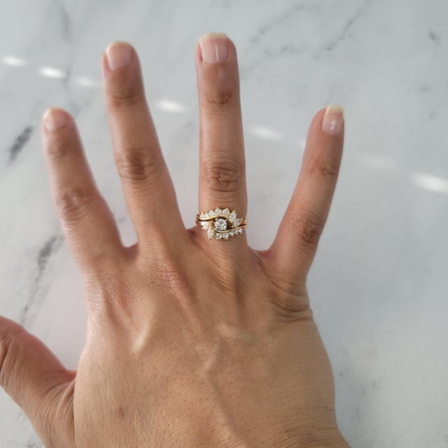 ♥ Ring Summary ♥ Main Stone: Diamond Approx. Carat Weight: 1.50cttw Center Stone Size: .60ct Diamond Clarity: VS1/VS2...