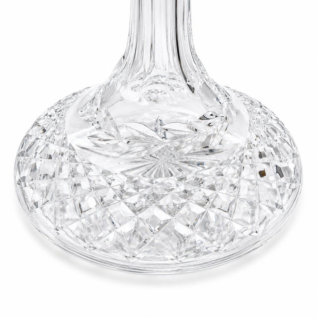 1970s Vintage Waterford Crystal Glandore Ship’s Decanter With Stopper For Sale - Image 5 of 8