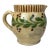 French Pottery Pitcher Savoie With Leaves , Circa 1890 For Sale