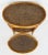Vintage Rattan Grasscloth Oval Removable Tray Top Table For Sale In Miami - Image 6 of 10