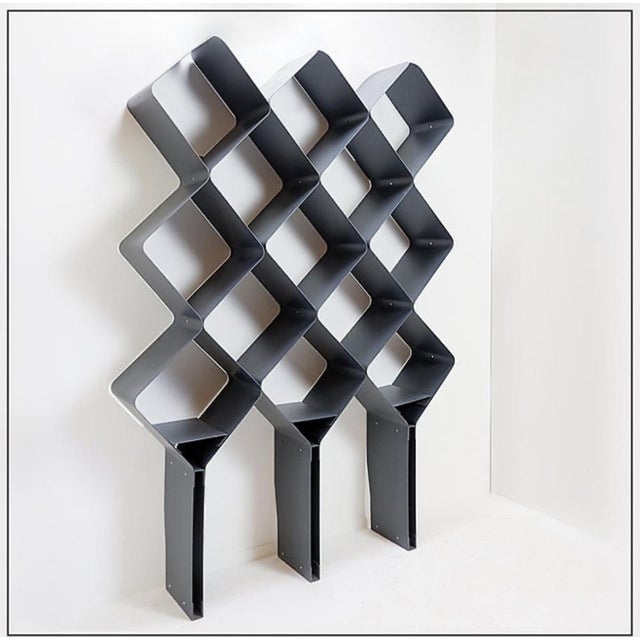 Honeycomb Metal Wall Shelf, Set of 9 For Sale - Image 15 of 15