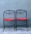 Mid 20th Century Vintage Wrought Iron Slat Chairs After Arthur Umanoff - A Pair For Sale - Image 5 of 12