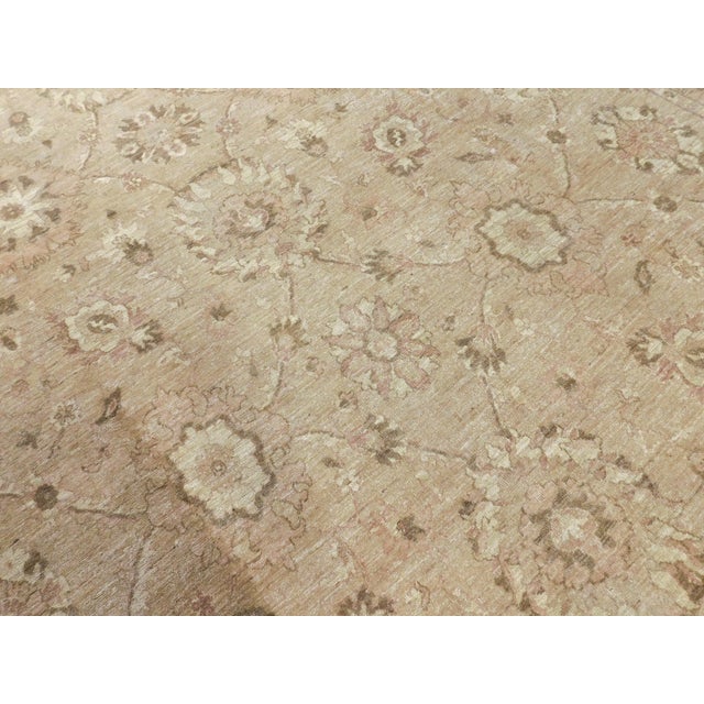 Vintage Hand Knotted Wool Pile Rug in Soft Color Palette. 9'6"x 14'6" For Sale - Image 15 of 18