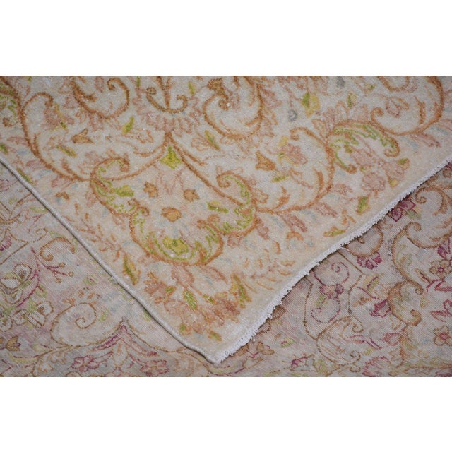 Vintage Turkish Knotted Wool Rug, 8'9''x12'' For Sale In New York - Image 6 of 6