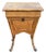 Late 19th Century Wicker Bamboo Side-Table For Sale