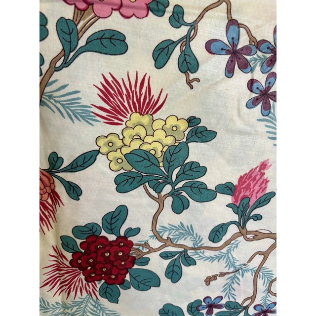 Over 8 1/2 Yards of Cowtan & Tout Cotton Floral Fabric From 1981 For Sale - Image 4 of 7