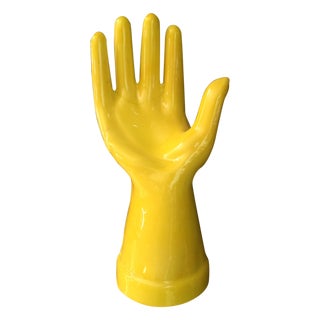 Chartreuse Hand Sculpture For Sale