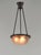 Metal French Art Deco Pendant Light by Daum - 1920s France For Sale - Image 7 of 14