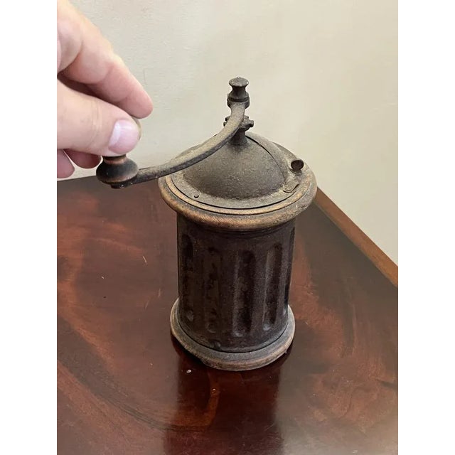 Brown Coffee Grinder, France, 1930s For Sale - Image 8 of 11