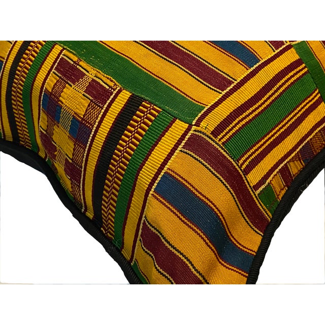 Textile Vintage African Design Sherma Turkish Cotton Pillow For Sale - Image 7 of 8